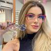 Classic Anti-Blue Light Computer Eye Glasses Frames Men Women Vintage Square Plastic Cat Eye Glasses Frame Eyewear