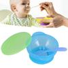 Baby Suction Bowl with Lid and Spoon Set Food Grade PP Machine Washable Baby Feeding Bowls