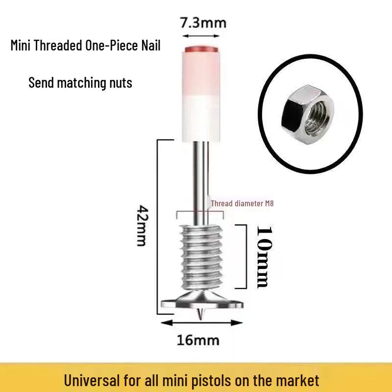 **Mini Nail Gun Silencer & Nailer Fixer for Ceiling Decoration**