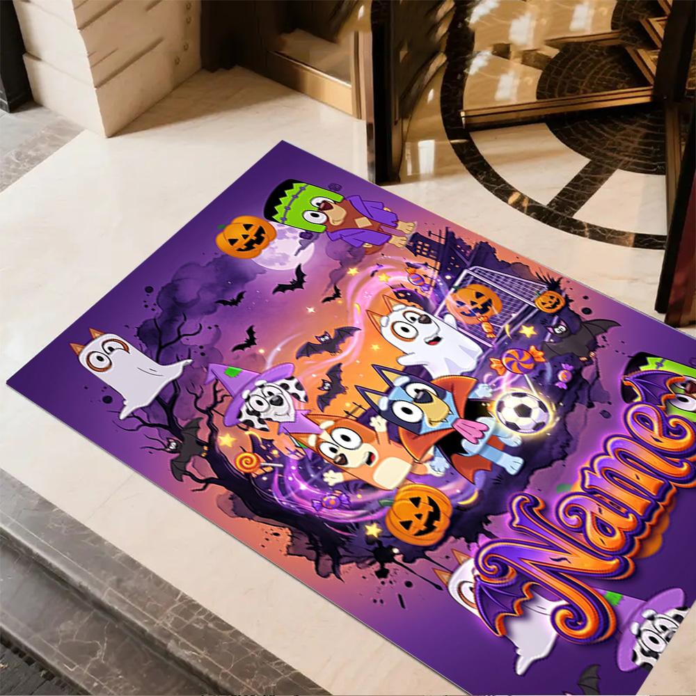 Christmas Adventure Pencilmates Customizable Name Area Rug Suitable for Game Room Playrooms Decorate room Bedrooms Antislip Carpet Anime Office Decor