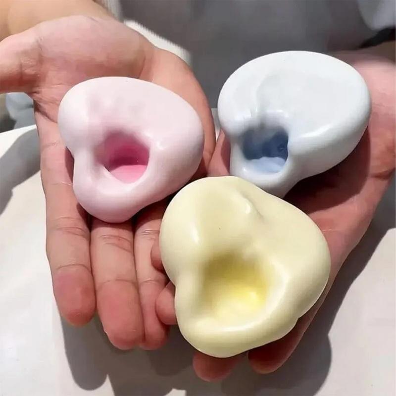 Stress Relief Sand Glutinous Balls Funny Sensory Toys Pinch Glutinous Rice Cake Ball Maker Slow Rebound Stress Relief Toy