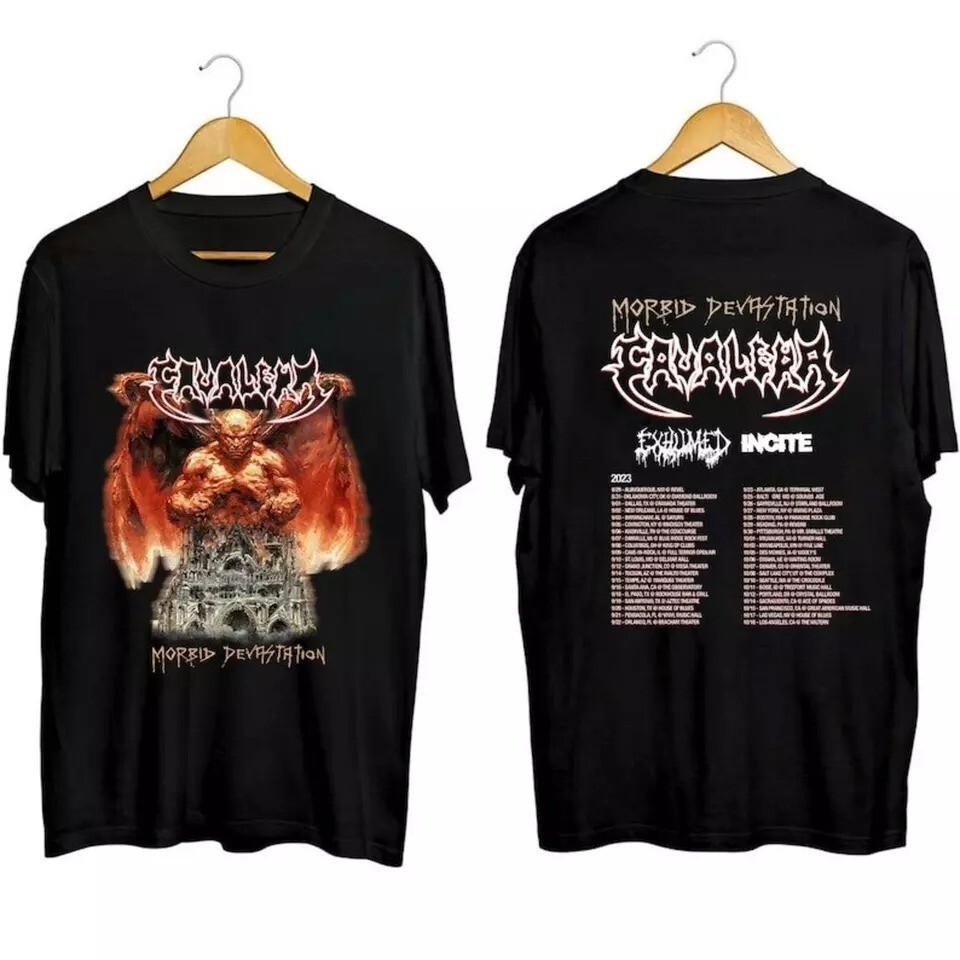 Cavalera Conspiracy Morbid Devastation Tour 2023 T Shirt Full Size S-5XL Unisex T-Shirt M
