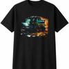 Combine Harvester Retro Mens Womens T-Shirt Unisex Novelty Gift Tee Funny