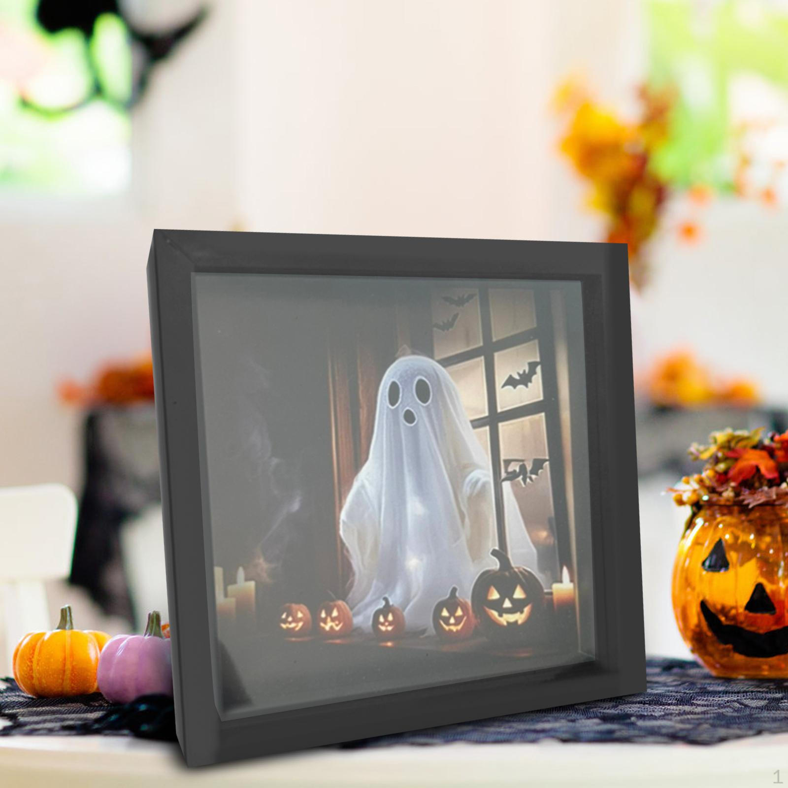 

Кукла Глоу Фотоальбом Ночник Рамка Жуткий Светящийся Декоративный Новинка Украшение на Хэллоуин