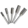 Double Cut Carbide Burrs Rotary Files Set 6mm Shank for Metalwork Wood Carving Jewellery Making Surface Grinding
