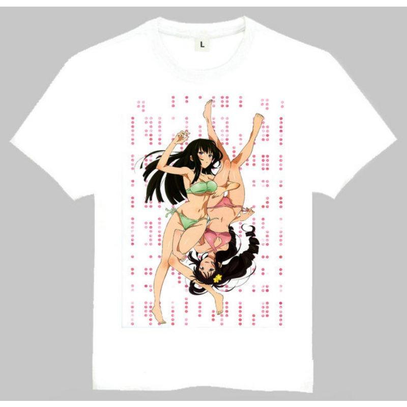 

Summer Cotton Unisexs and Womens Shortsleeved Black Bullet Tshirts Trendy Tshirts for Europe and America Anime Tshirts 4XL