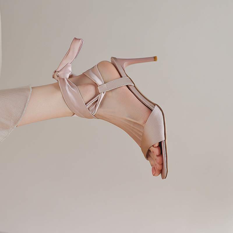 

Krazing Pot Гладиатор пятно летние туфли на шпильках 42 размера на высоком каблуке для свиданий вечеринки женские босоножки с открытым носком для ночного клуба 42 розовый