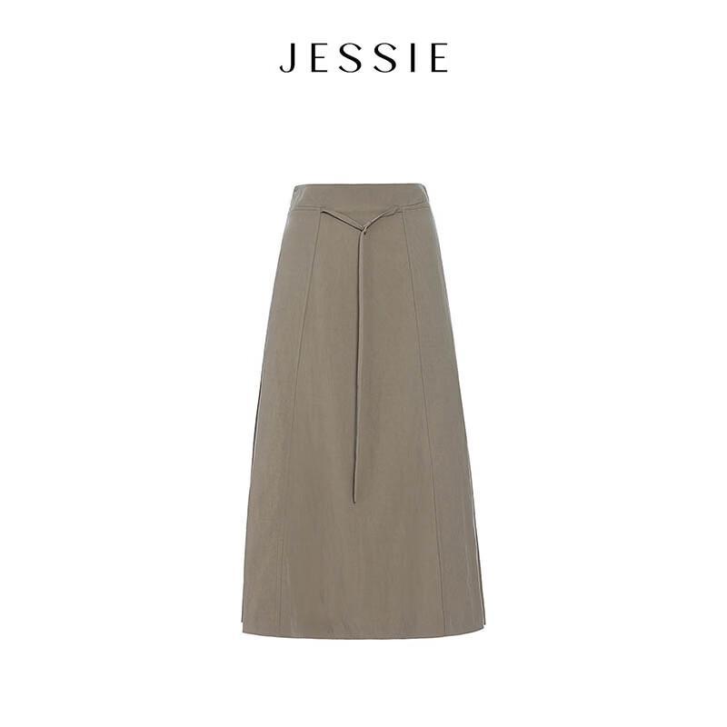 

JESSIE Elegant High-Waist Midi Skirt S