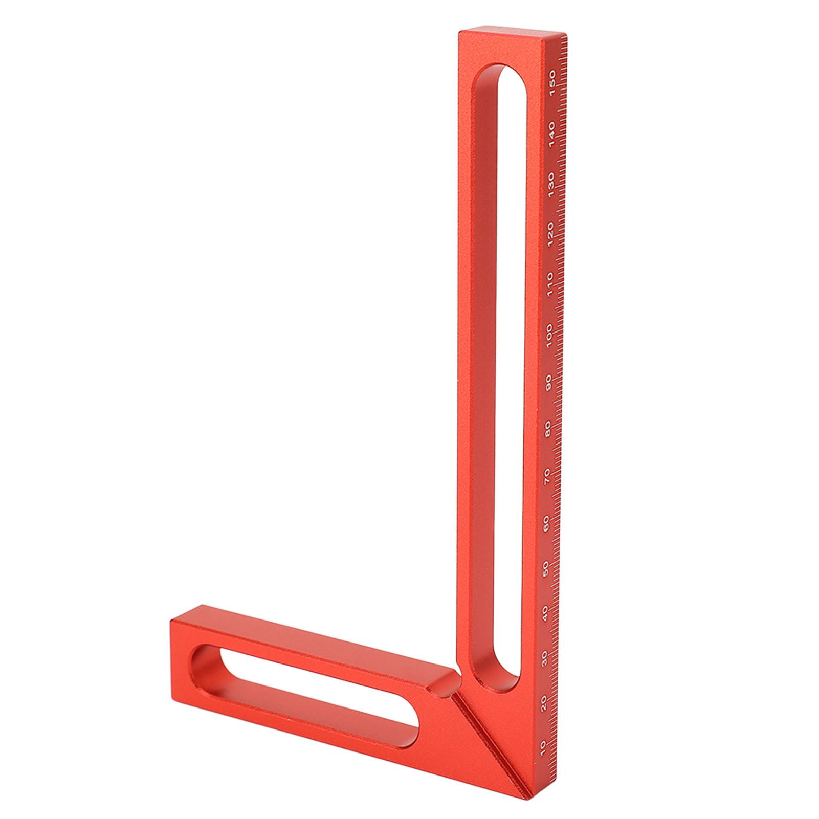 

Столярный угольник L-образной формы из алюминиевого сплава для измерения высоты, разметки под углом 90 градусов, деревообрабатывающая линейка с прямым углом