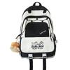 College style contrasting colors cute middle school students grade 3 to 6 small fresh two-piece backpack