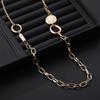 Women'S Long Sweater Chain Versatile Geometric Fashion Simple Wind Metal Necklace