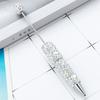 6pcs Rhinestones Fancy Pen Ballpoint Pen Smooth Writing Pen 1.0mm Glittering Beadable Pen Stationery Pen for School