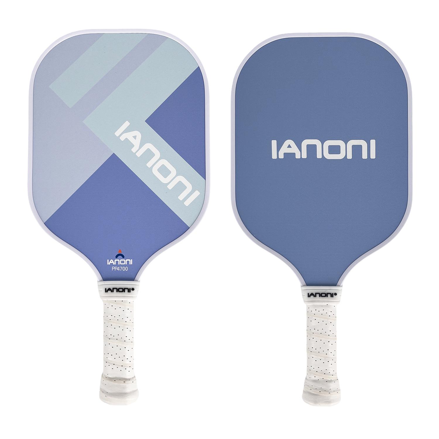 IANONI SPORTS PP4700 Textured Carbon Fiber PP Honeycomb Core Pickleball Paddle