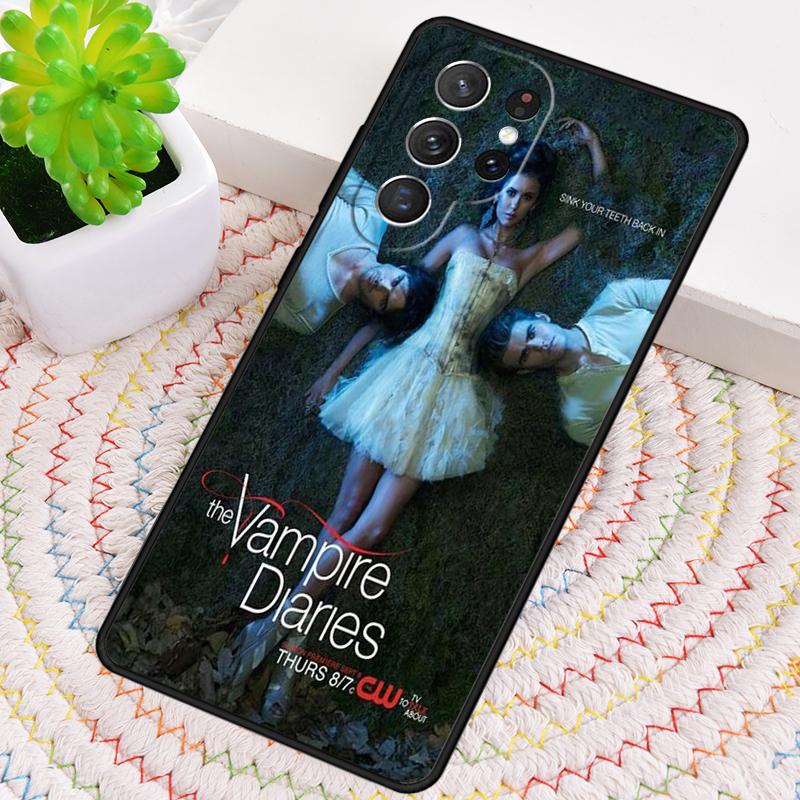 The Vampire Diaries Tryckt TPU-mobilskal För Samsung Galaxy note 10 pro S26 S25 S24 S23 S22 Ultra Plus S21 FE S20 Fodral