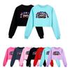 5633 Kids Girls Lily Lovebraids Printed Outerwear Cartoon Long Sleeves Sweatshirt Top