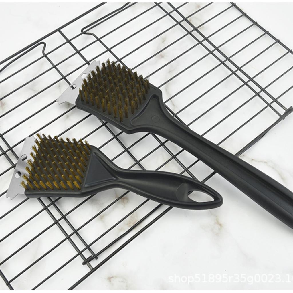 Kitchen Accessories BBQ Brush Barbecue Grill Brush Stainless Steel Wire Bristles Scraper BBQ Grate Cleaner BBQ Accessories Tools