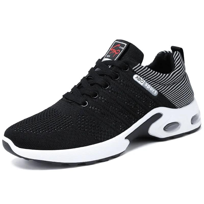 Running Shoes for Men Lightweight Men's Designer Mesh Sneakers Lace-Up Male Outdoor Sports Tennis Shoe