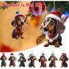 Hanging Pendant Car Xmas Tree Ornament Dog Ornaments Hanging Dog Hanging Pendant For Pet Lovers Christmas Seasonal Display