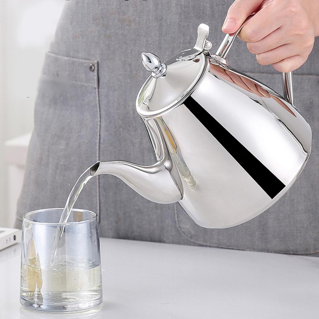 Multifuntional Large Water Kettles Stainless Steel Liquid Container Drink Dispensers Teas Pots for Daily and Party Use