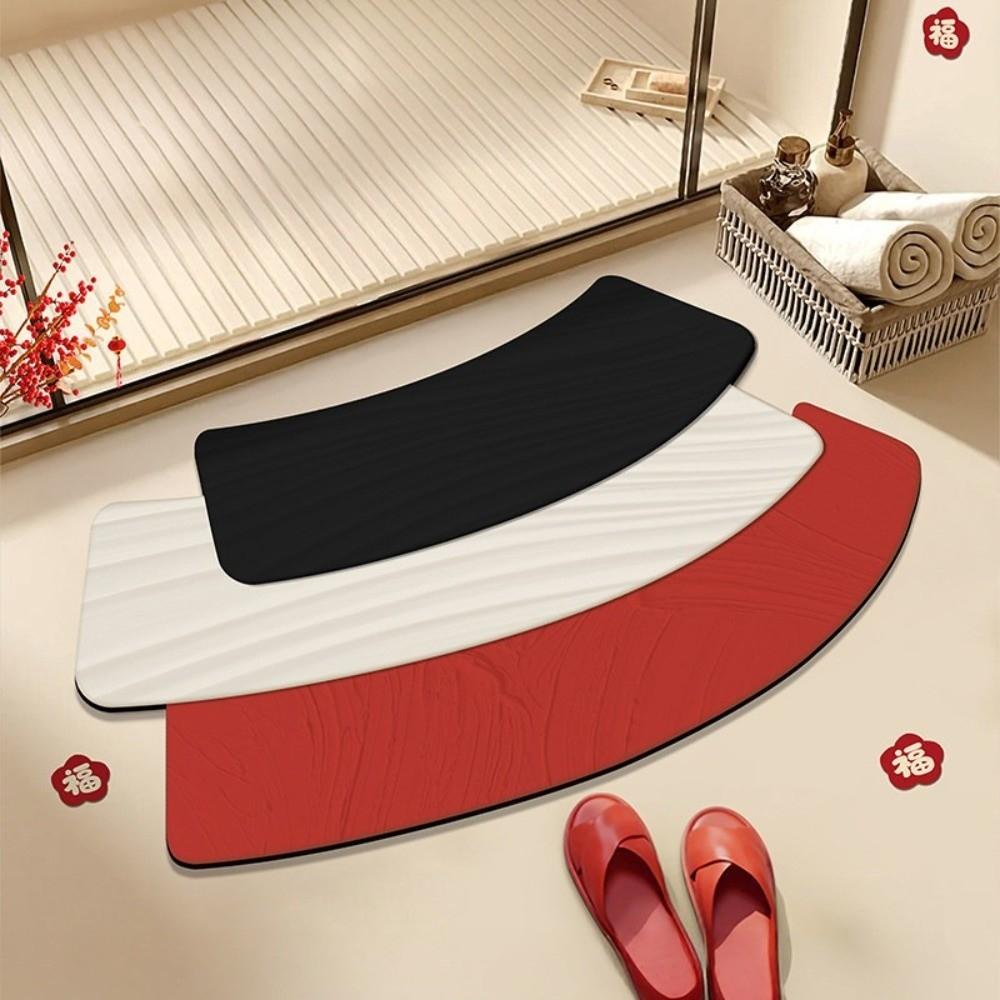 Quick-Drying Water-Absorbing Mat Minimalist Door Mat Creative Bathroom Mat  Door Entrance