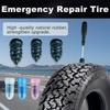 100 Pcs Tire Repair Rubber Nail, Tire Repair Screws Tire Repair Nail Tire Screws Plugs 3 Size Fast Tool With Screwdriver Self-Service Tire Screw Plug