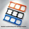 86 Wire Box Switches Sockets Opening Hole Mould Electrical Template Tool Sockets Square Hole Slotting Support Template