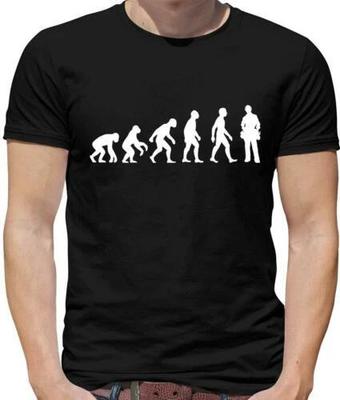 Evolution Of Man Electrician Mens T-Shirt - Tradesman - Lineman - Sparky - Gift
