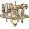 Personalized Maritime Sextant with Vintage Leather Box - Nautical Antique Christmas Decor