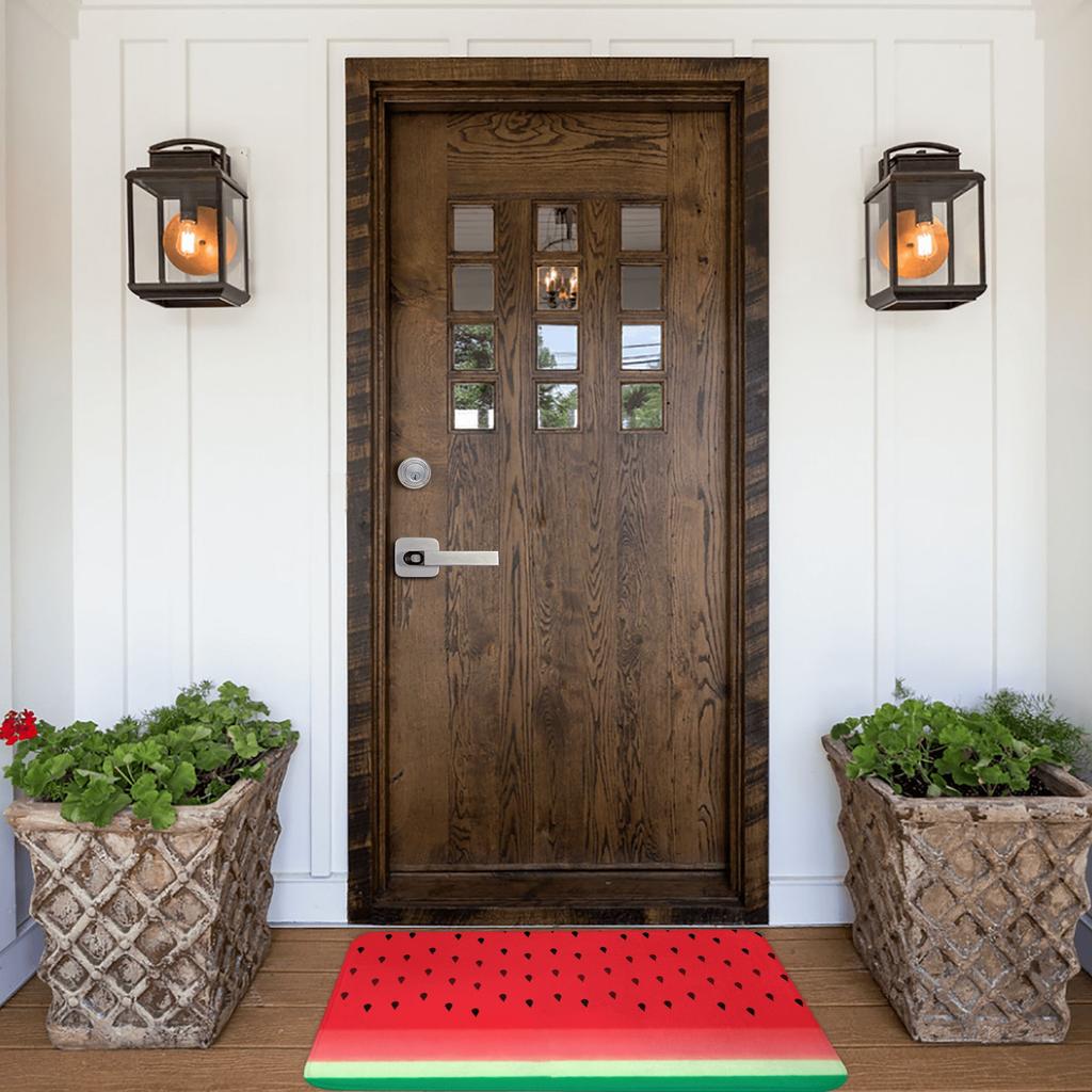 Street Hip-Hop Watermelon Stripes Front Door Floor Entrance Mats Indoor Bath Kitchen Doormat Toilet Carpet Rug