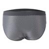 Men's Breifs Panties Boxers Male Hombre Breathable Mesh Ice Silk Men's Intimate Underpants Men Solid Color Underwear