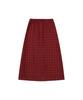Banwonateullie P3298 Maxi Check Skirt_Red