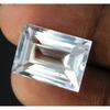 Natural White Sapphire Loose Gemstone 9.50 Ct Ceylon Emerald Cut September Birthday Birthstone