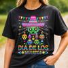 Día De Los Muertos Shirt, Sugar Skull Tee, Day of the Dead Unisex T-Shirt