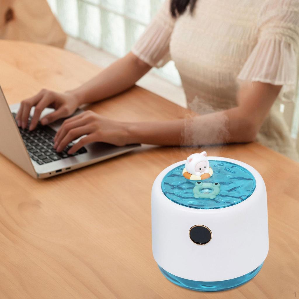 Air Humidifier 450ml Water Tank Home Fragrance 3 Modes Lights Hotel Office Living Room Indoor SPA