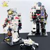Non-Toxic 360° Rotatable Transparent Space Station Globe Stem Model Building Blocks Technology Bricks Home Decor Toys Adult Gift