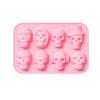 Skeleton Silicone Skull Mold  Ice Cubes Festival Biscuit Chocolate Baking Cake