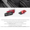 For Tesla Model Y Juniper 2025- Carbon Fiber Rear Seat Adjustment Button Panel  Trim Stickers Car Interior Tuning Accessories
