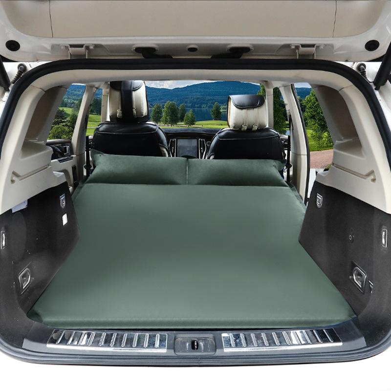Car Folding Travel Mattress SUV Rear Seat Cushion Trunk Car Inflatable Bed Car Air Cushion Bed Automobiles Interior Accessories