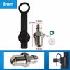 8mm Rychlospojka Nerezový Vnější Ventil pro Plnicí Trysku Vzduchové Hadice