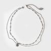 LingerPiece Flower double chain necklace