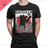 Vtipné Catzilla Japonsko Kočka Kotě Milovník Pánské Tričko Pánské Ležérní Trička Léto Hombre Nadměrné Tričko Harajuku Tričko Pánské Oblečení