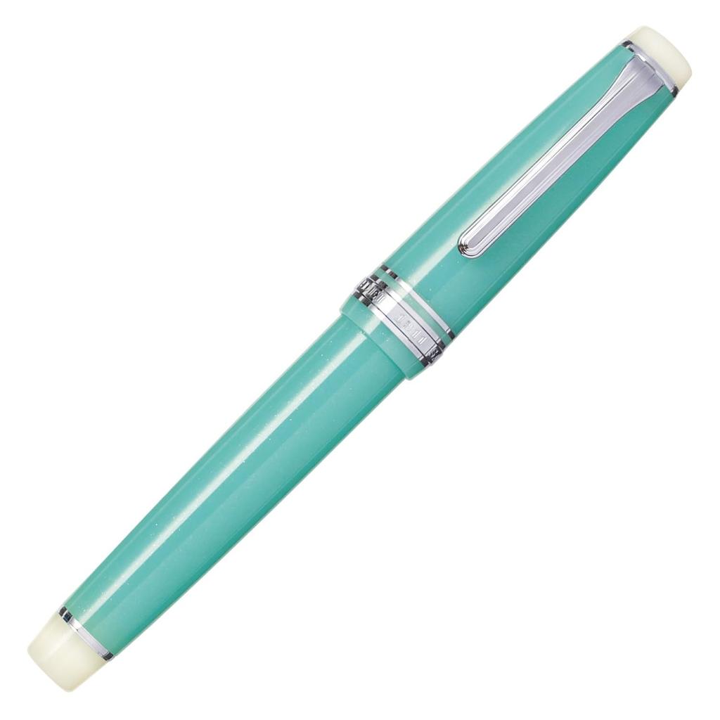 Sailor Eleuthera Island Ocean Fountain Pen, Medium Nib, 21K Gold Nib, Large, 10-2091-441