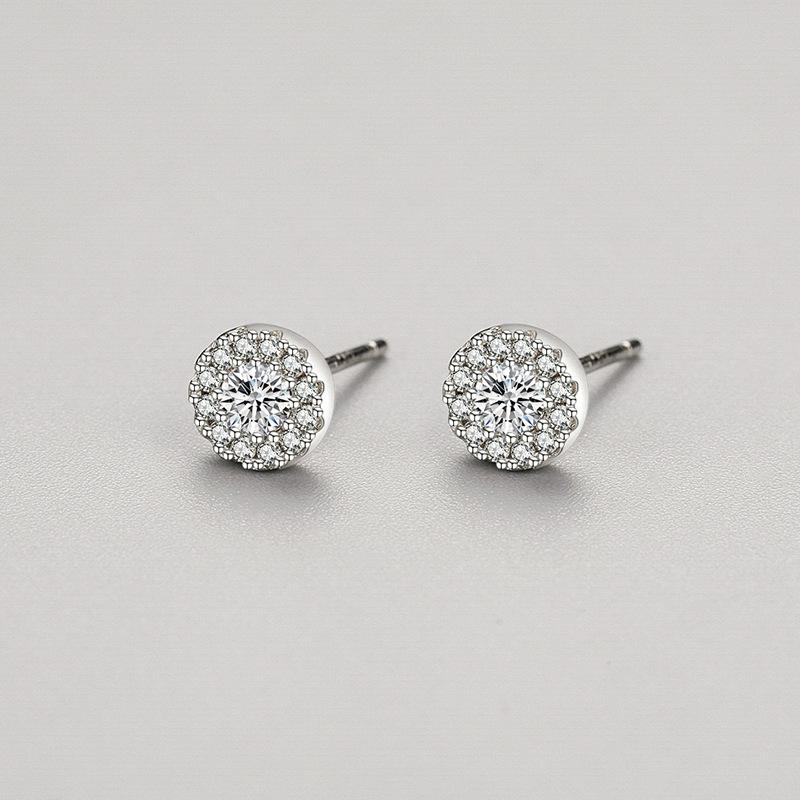 Tancise 925 Sterling Silver Zircon Earrings Drop Earrings For Women Wedding Party Gifts