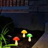 Outdoor Solar Garden Lights Cute Mushroom Shape Decorative Lamp LED Waterproof For Yard Backyard Lawn Path