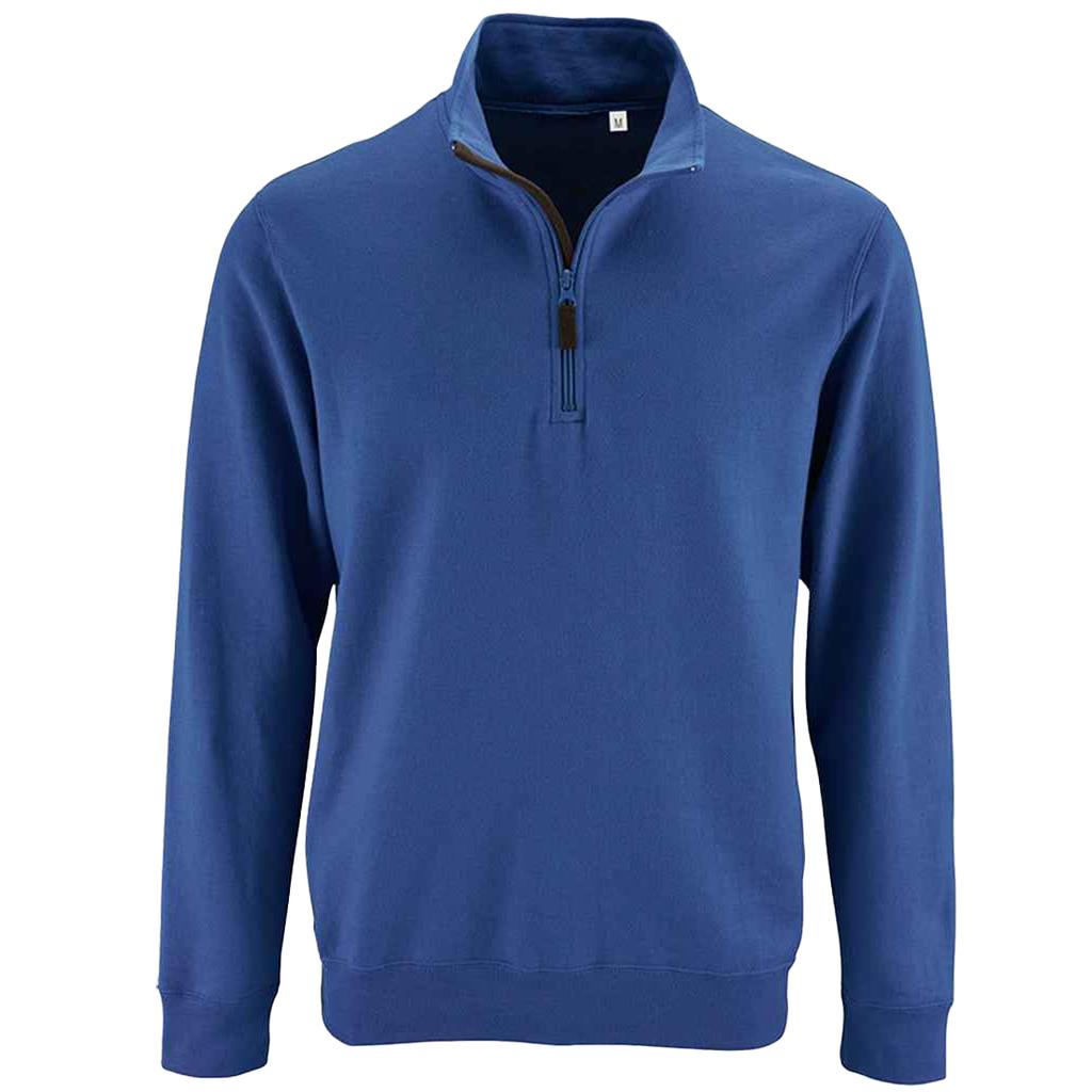 Mens Stan Zip Standing Collar Jumper