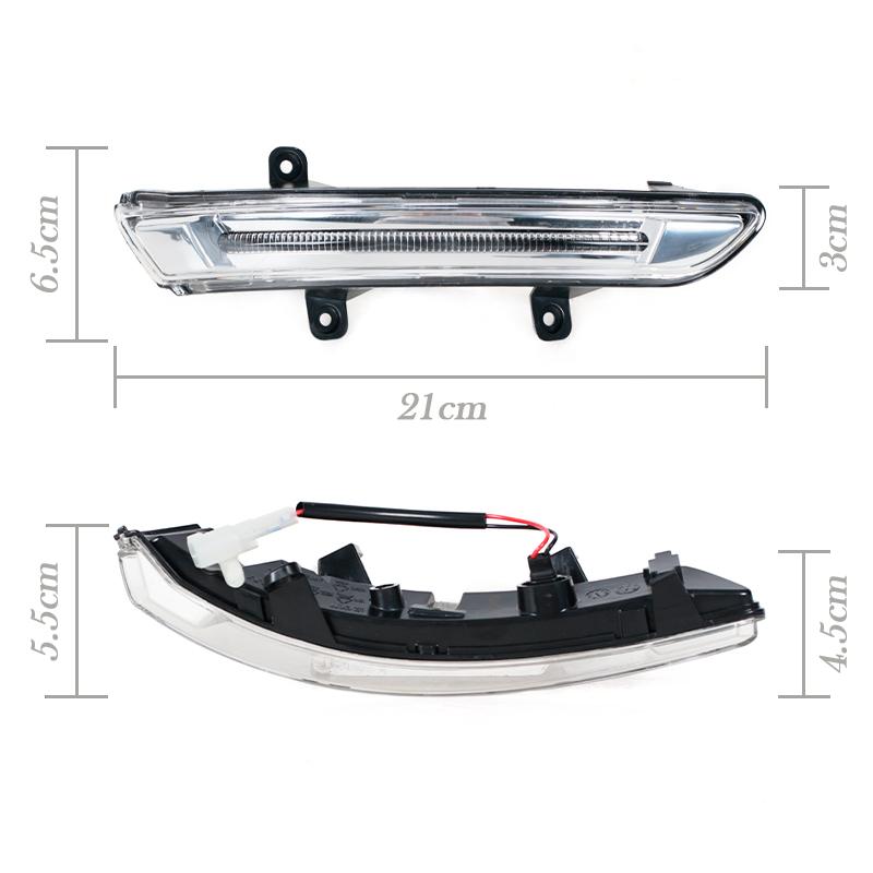 Car Rearview Mirror Marker Lamp For Chevrolet Groove / Baojun 510 2017-2021 Front Side Mirror Turn Signal Light Accessories