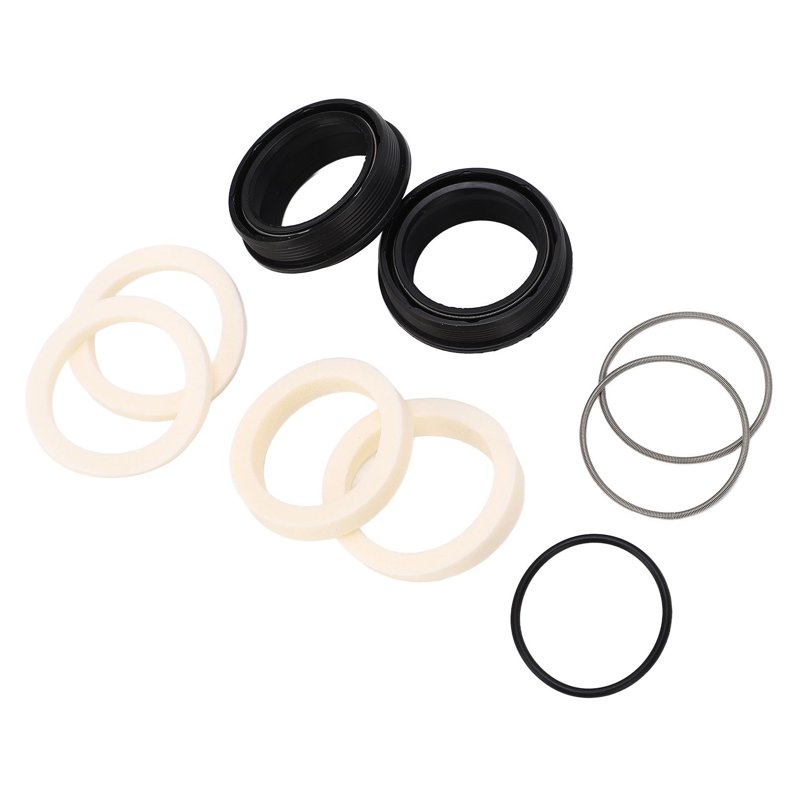 

Комплект масляных сальников передней вилки Замена Нержавеющая сталь Резина Кольцо масляного сальника вилки для велосипеда для Machete