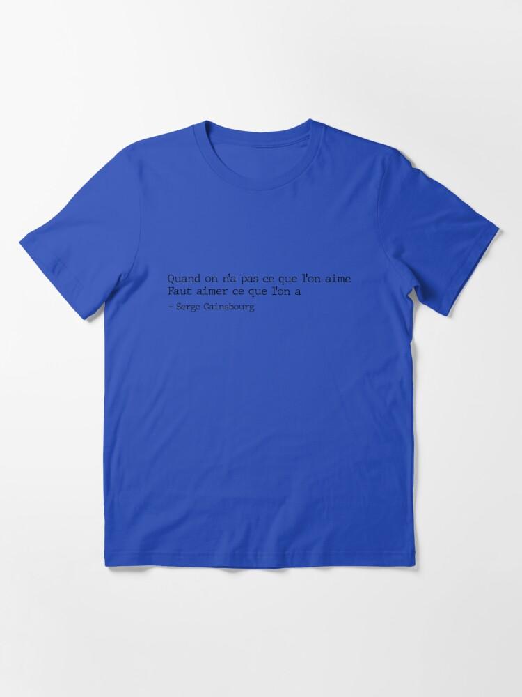 Serge Gainsbourg Serge Gainsbourg - citazione classica T-Shirt Essenziale
