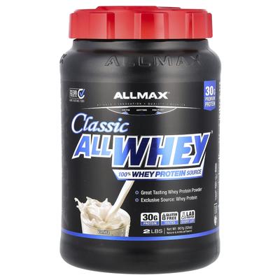 ALLMAX, Classic AllWhey®, 100% Whey Protein Source, Vanilla, 2 Lbs (907 G)