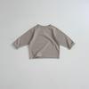 Unisex Kids' Cotton Long Sleeve Solid Color Base Layer Shirt